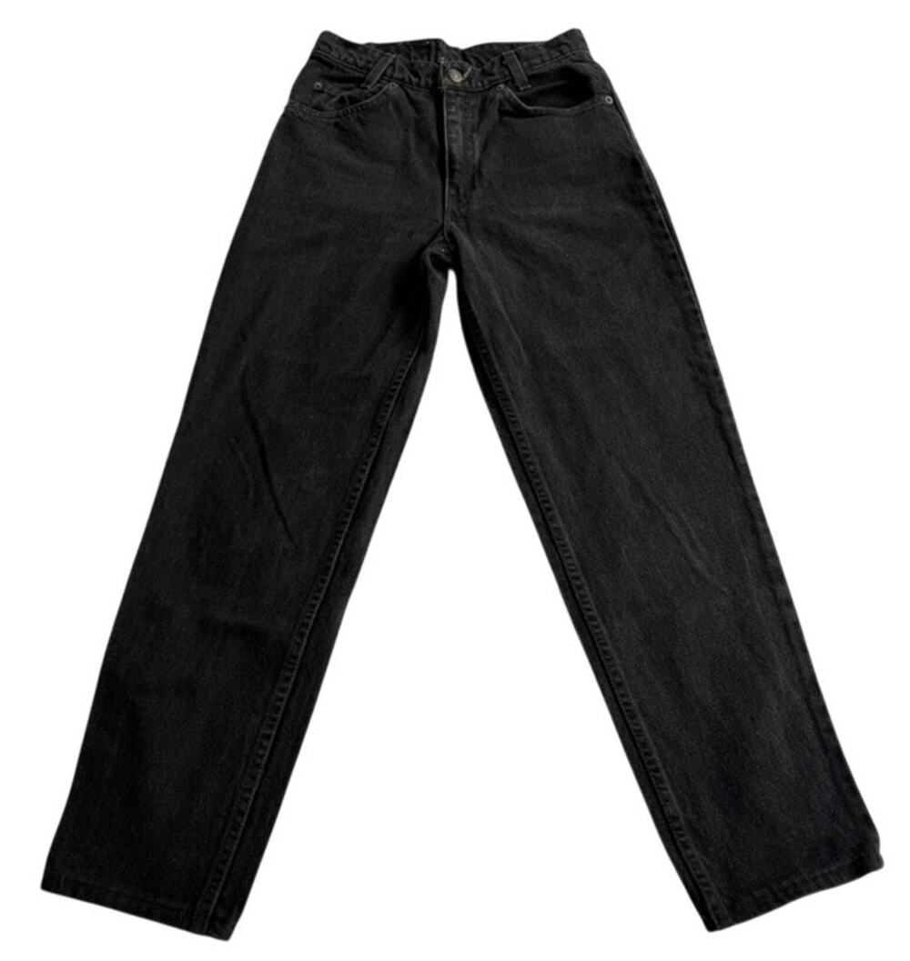 Vintage 90s Levi's 550 Student Jeans USA Black Denim 27x30 W27 L30